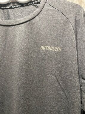 DOYOUEVEN Men's Long Sleeve Performance Shirt - Gray, Size XL